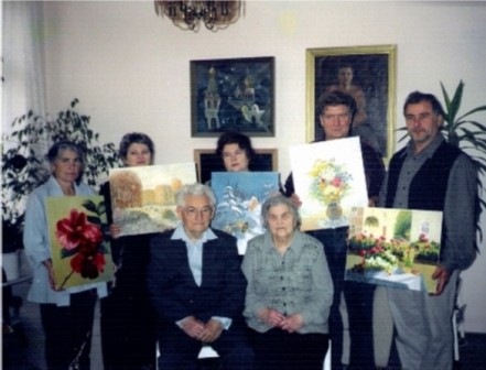 А.К. Вомсбехер со своей семьей в Германии в 2004 г.
