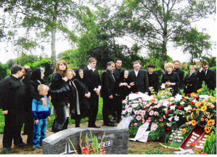 Похороны А.К. Вормсбехера в 2007 году в Германии.